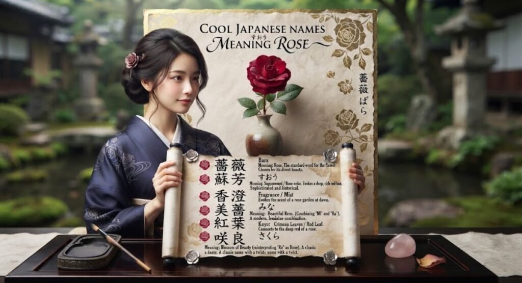 Cool Japanese Names Meaning Rose
