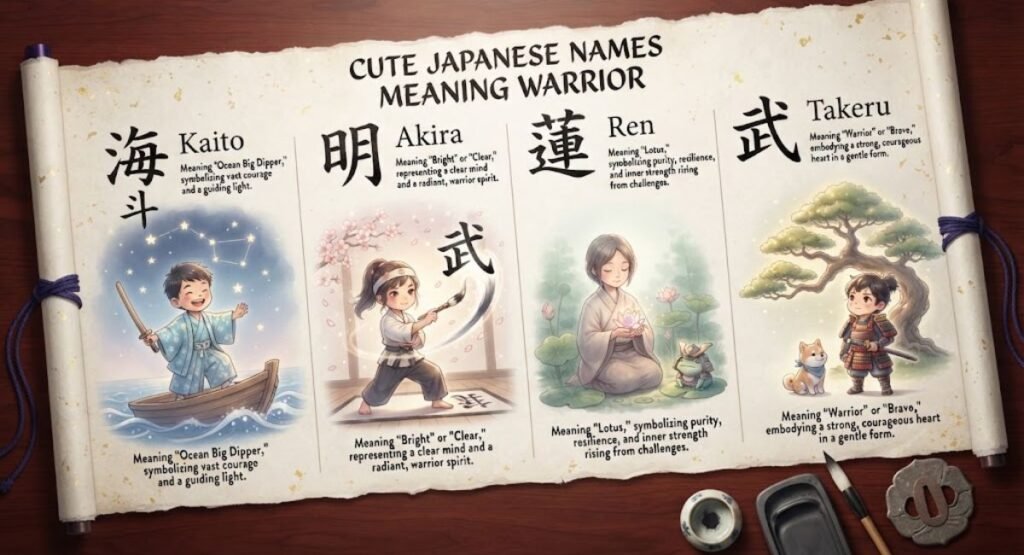 Cute Japanese Names Meaning Warrior