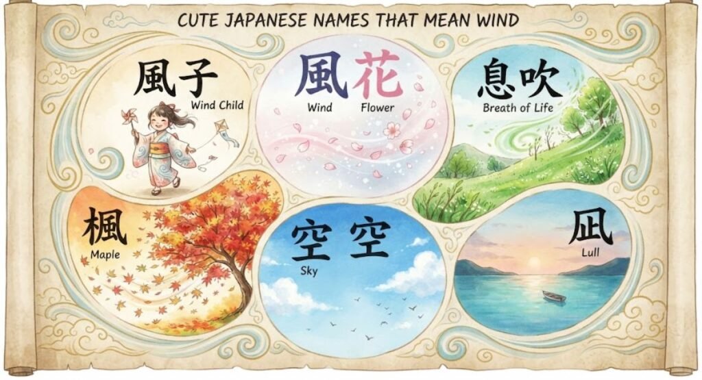Cute Japanese Names That Mean Wind