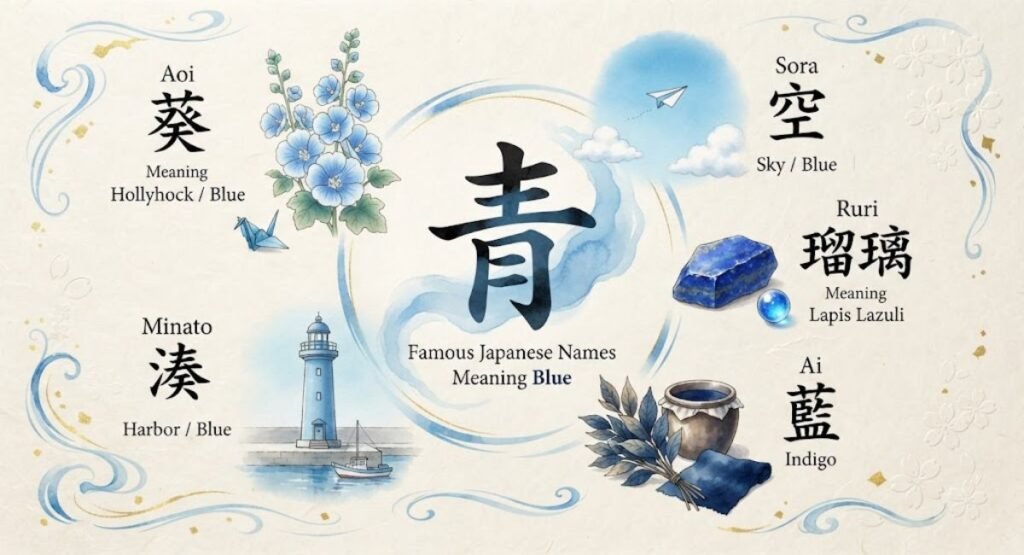 Famous Japanese Names Meaning Blue