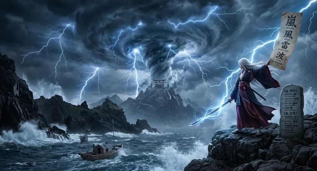 Fantasy Japanese Names Meaning Storm