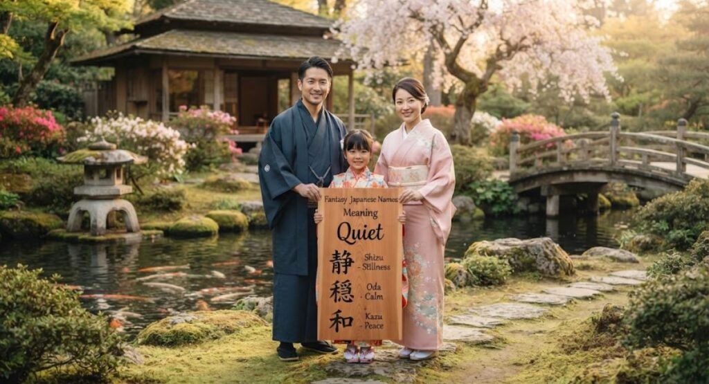Fantasy Japanese Names Meaning Quiet