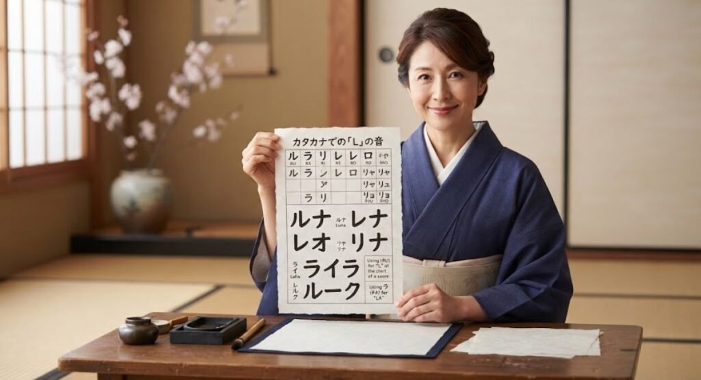 How To Write Japanese Names Starting With L In Katakana