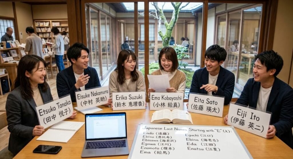 Japanese Last Names That Start With E