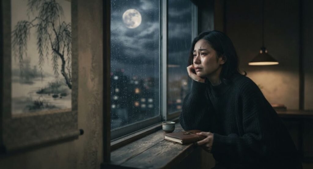 Japanese Names Meaning Sadness Inspired By Nature (Rain, Moon & Tears)