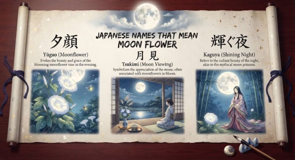Japanese Names That Mean Moon Flower