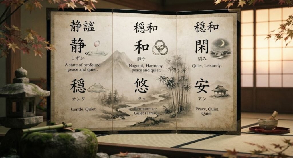 The Meaning Behind Japanese Names For Quiet & Calm