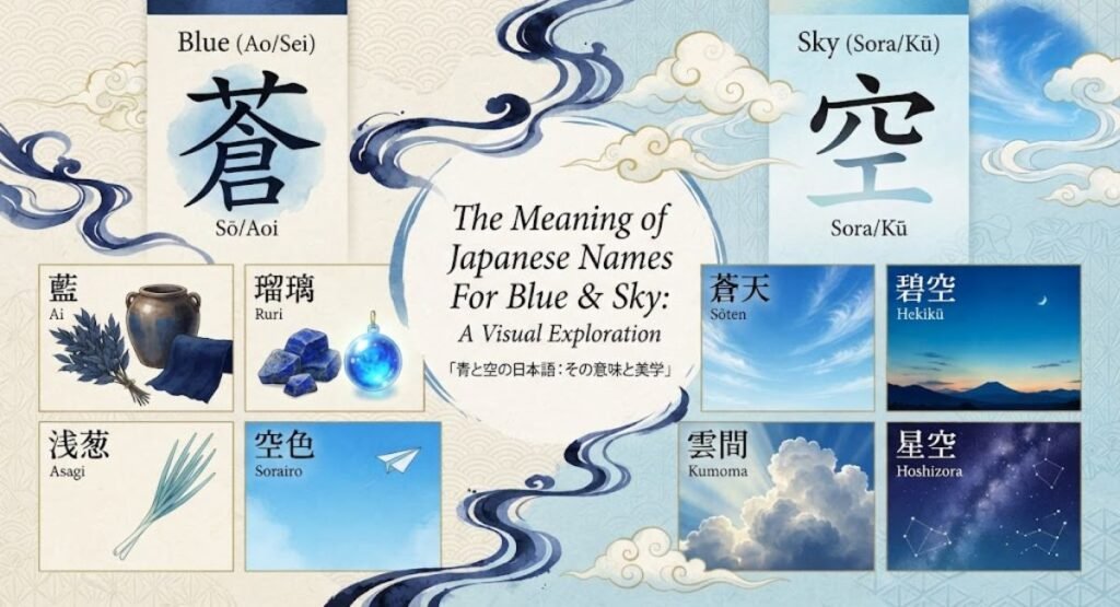 The Meaning Behind Japanese Names For Blue & Sky