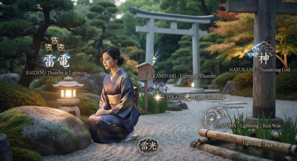 Unique Japanese Names Meaning Lightning