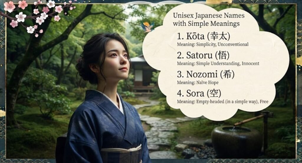 Unisex Japanese Names Meaning Fool