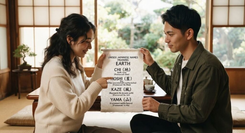 Unisex Japanese Names Meaning Earth