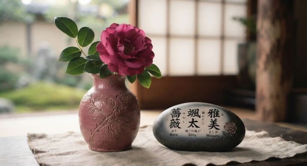 Unisex Japanese Names Meaning Rose