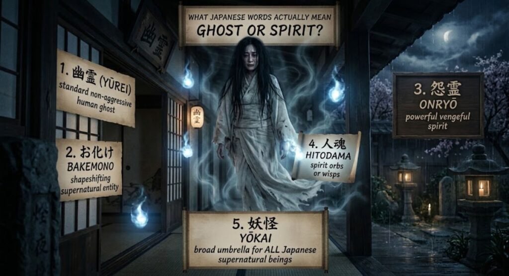 What Japanese Words Actually Mean Ghost Or Spirit?