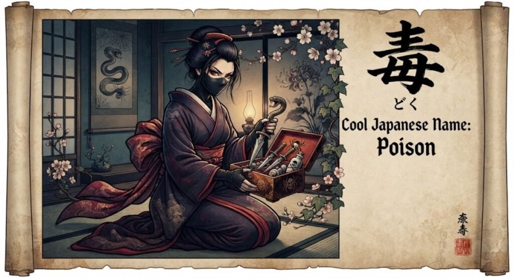 Cool Japanese Names Meaning Poison