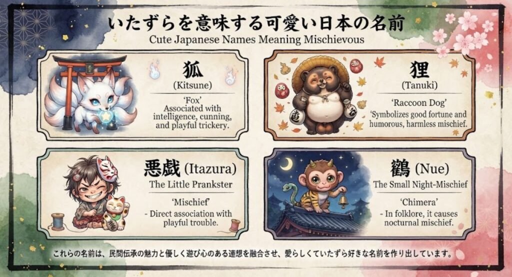 Cute Japanese Names Meaning Mischievous