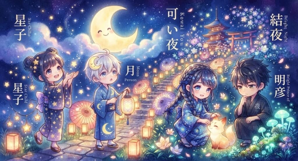 Cute Japanese Names That Mean Night