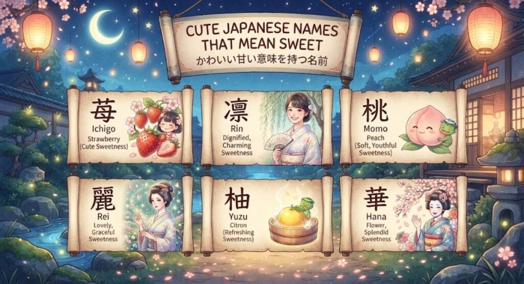 Cute Japanese Names That Mean Sweet