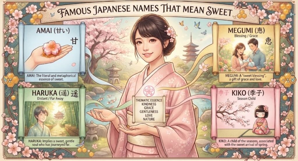 Famous Japanese Names That Mean Sweet