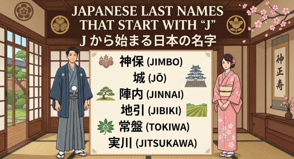 Japanese Last Names That Start With J