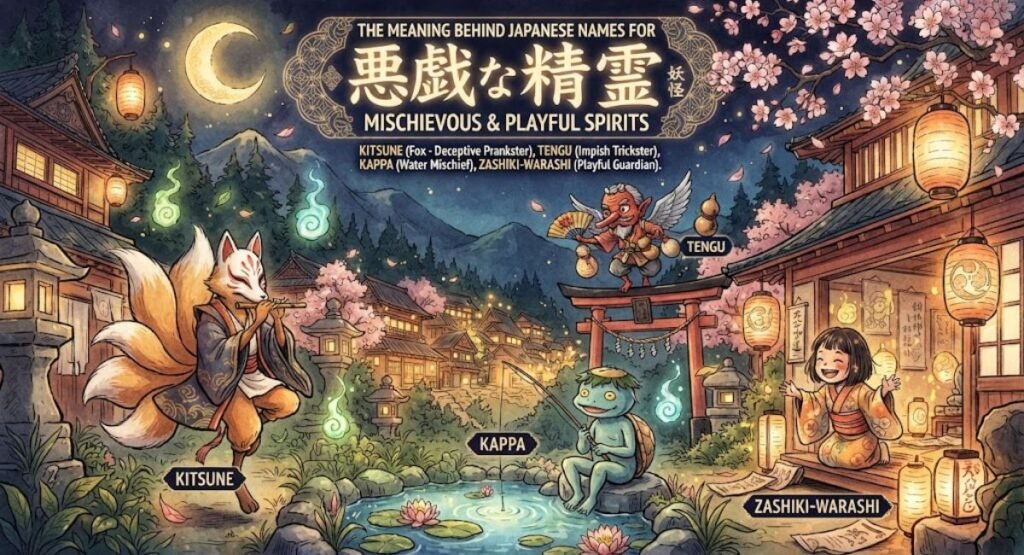 The Meaning Behind Japanese Names For Mischievous & Playful Spirits