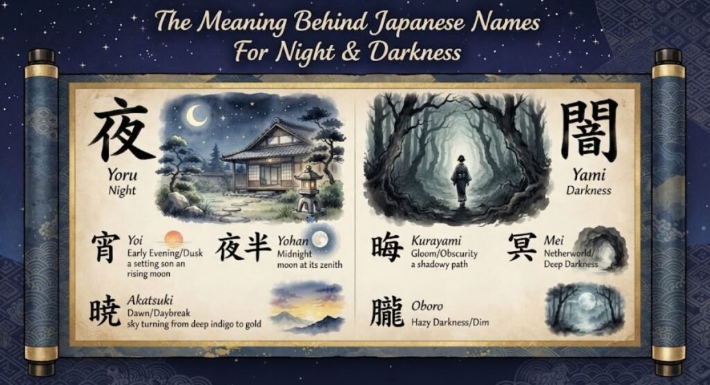 Japanese Names For Night & Darkness
