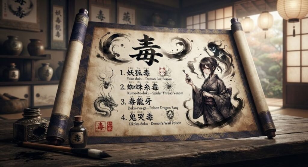 Japanese Names Meaning Poison In Anime & Folklore