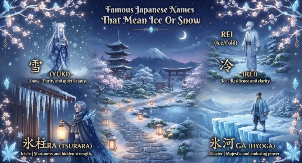 Famous Japanese Names That Mean Ice Or Snow