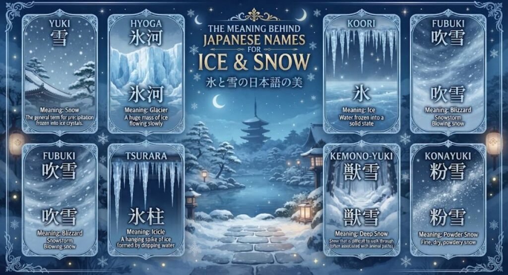 The Meaning Behind Japanese Names For Ice & Snow