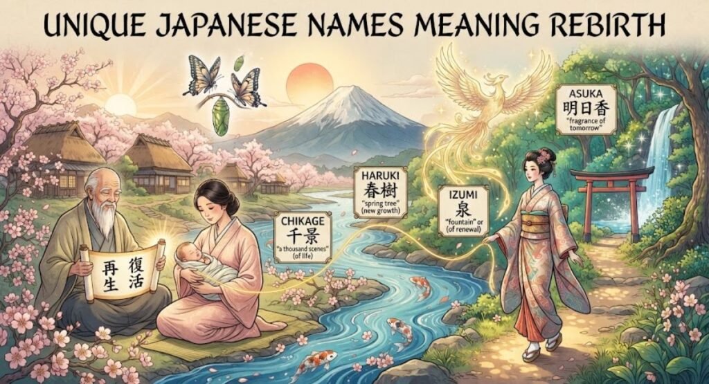 Unique Japanese Names Meaning Rebirth
