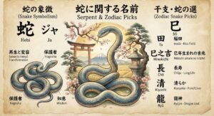 Japanese Names Meaning Snake