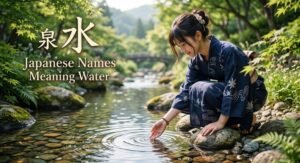 Japanese Names Meaning Water