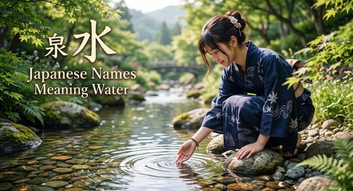 Japanese Names Meaning Water